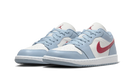 Air Jordan 1 Low Blue Whisper Dune Red