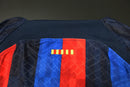 Camisola Barcelona I 22/23 Azul e Vermelha Masculino Jogador